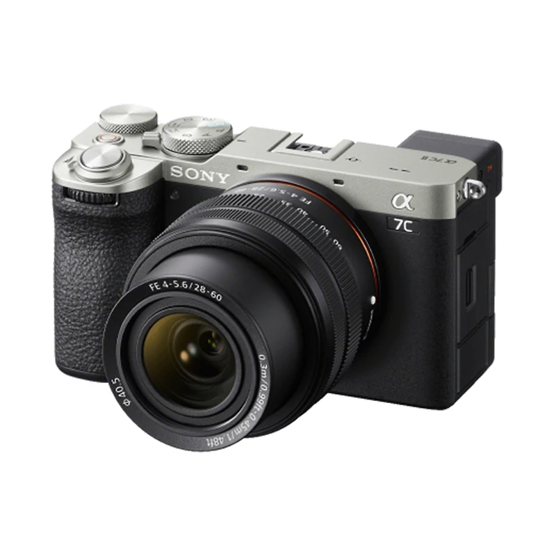 Sony Alpha a7C Ii Mirrorless Camera with Fe 28-60mm f/4-5.6 Lens, Silver