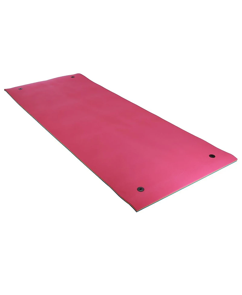 Hallolure Rose Pink Water Floating Mat Foam Pad, 13x5FT Bouncy Tear-Resistant Xpe Foam