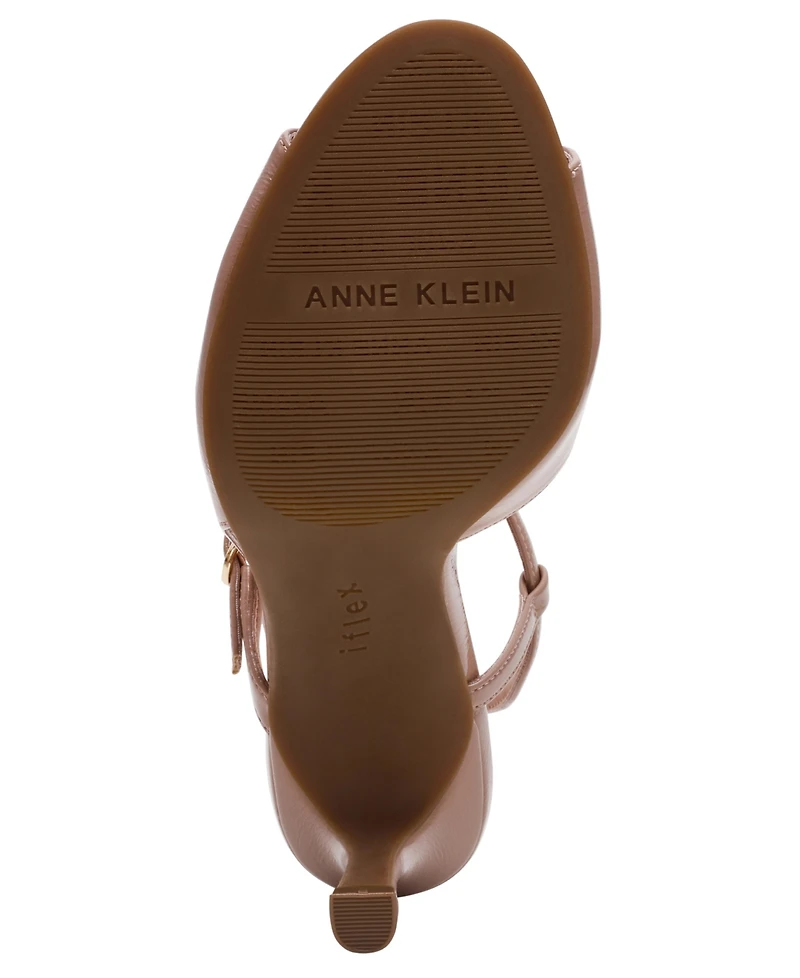 Anne Klein Women's Jessica Peep Toe Dress Sandals