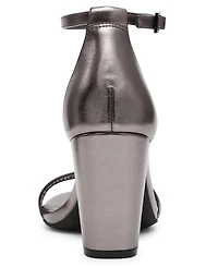 Anne Klein Women's Kourtney Two Piece Block Heel Dress Sandals