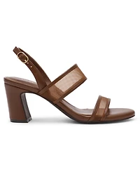 Anne Klein Women's Rhonda Mesh Band Block Heel Dress Sandals
