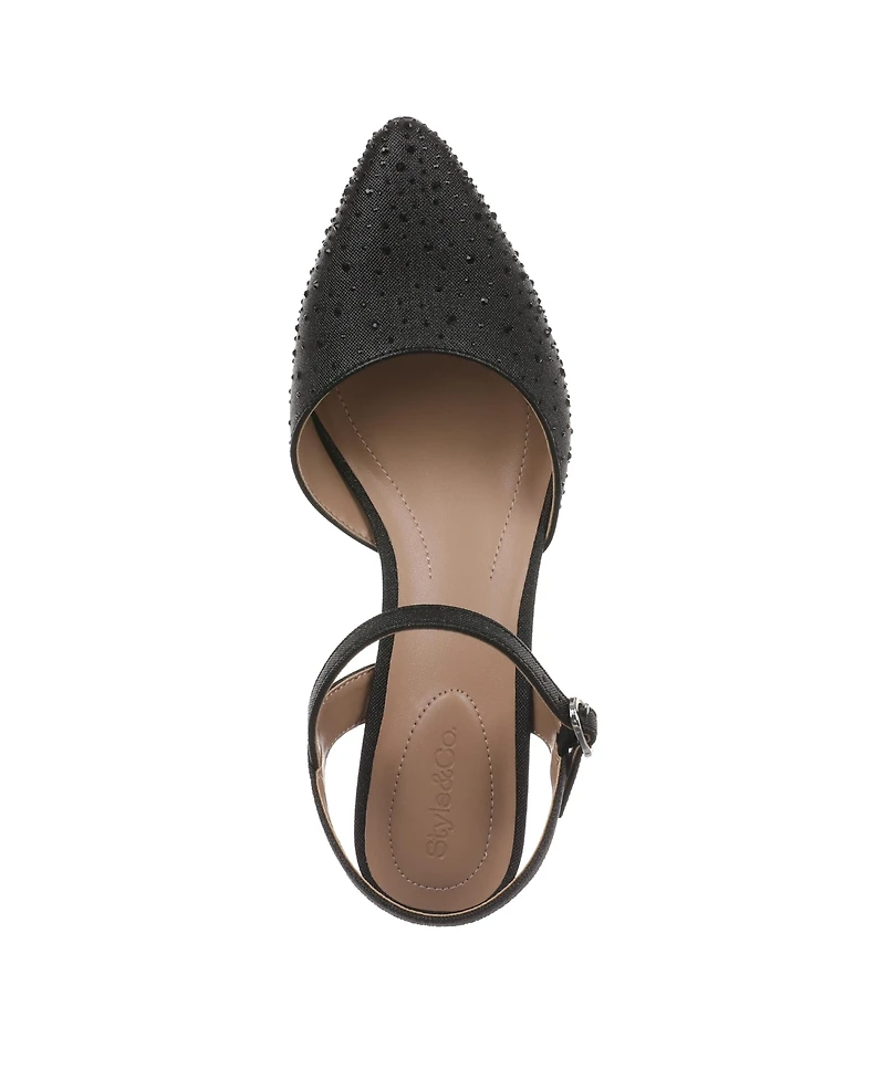 Style & Co Women's Gwenn Evening Shimmer Heel Pumps, Exclusively at Macy's