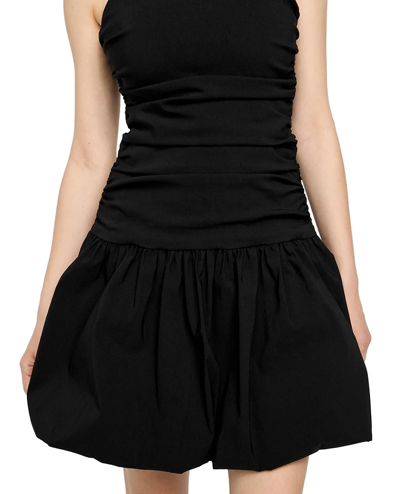 Guess Women's Felicity Bubble-Hem A-Line Mini Dress