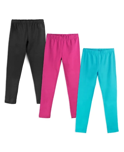 Mightly Toddler Girls Fair Trade Organic Cotton Reinforced Knee Leggings