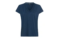Olsen Women's Lace Trim V-Neck T-Shirt