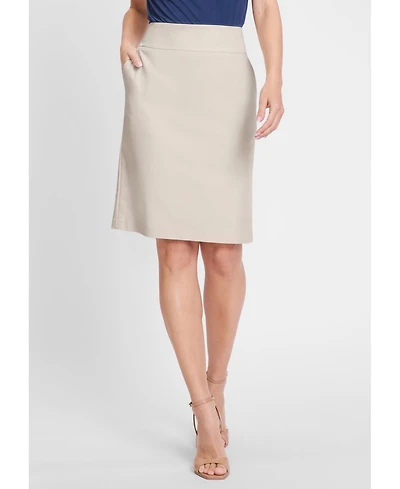 Olsen Women's Cotton Blend Pull-On Skirt