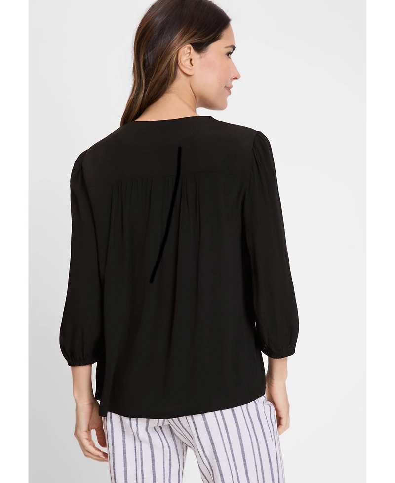 Olsen Boho Tunic Blouse