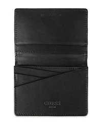 Guess Men's Rfid Tonal Gusset Card Case Wallet