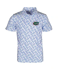 Garb Toddler White Florida Gators Earnest Allover Print Polo Shirt