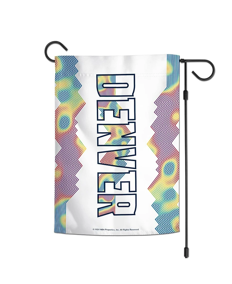 Wincraft Denver Nuggets 2024/25 City Edition 12" x 18" Two-Sided Garden Flag
