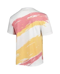Mitchell & Ness Men's White Tuskegee Golden Tigers Paintbrush Sublimated T-Shirt