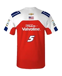 Hendrick Motorsports Team Collection Men's Red Kyle Larson Valvoline Uniform T-Shirt