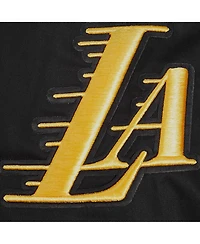 Pro Standard Men's Black Los Angeles Lakers Area Code Twill Full-Zip Jacket