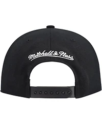 Mitchell & Ness Men's Black Pittsburgh Penguins Team Snapback Hat