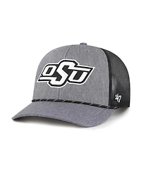 '47 Brand Men's Gray Oklahoma State Cowboys Carbon Rope Adjustable Hat