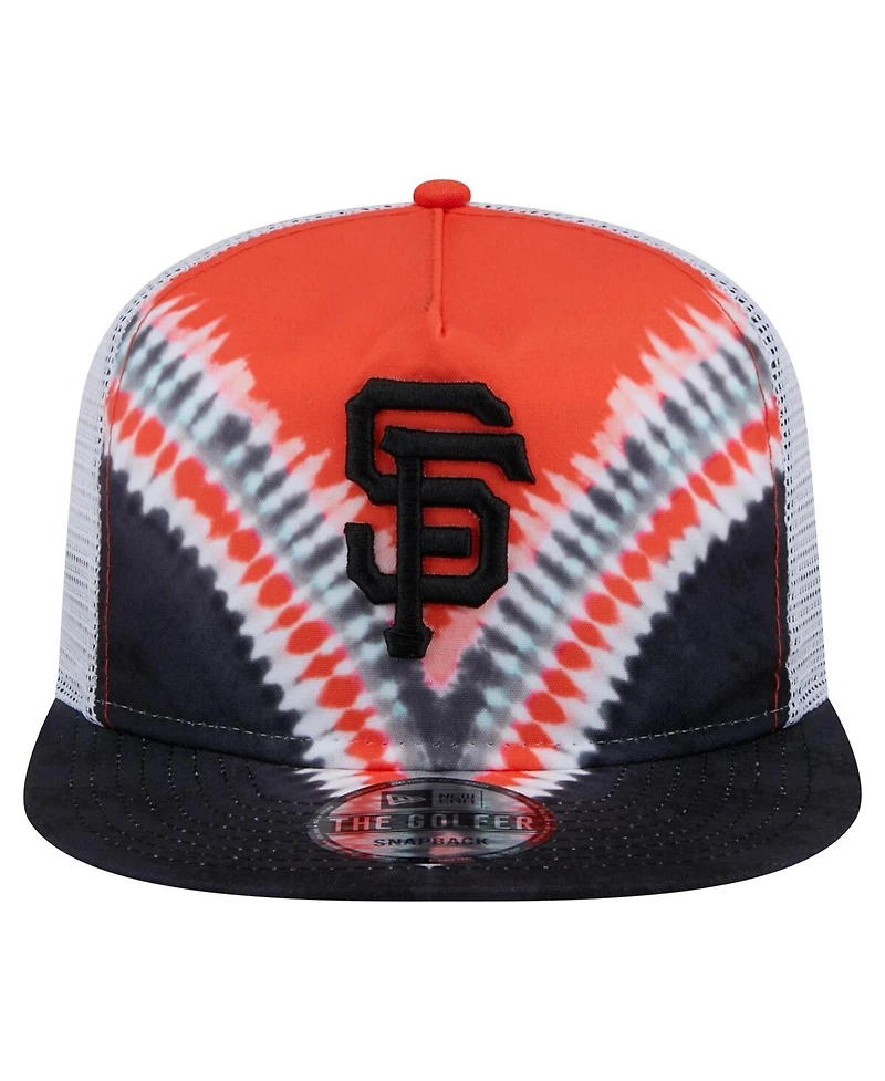 New Era Men's San Francisco Giants Tie-Dye Golfer Trucker Adjustable Hat