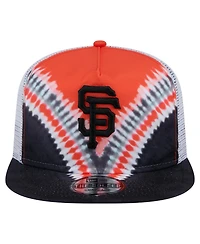 New Era Men's San Francisco Giants Tie-Dye Golfer Trucker Adjustable Hat