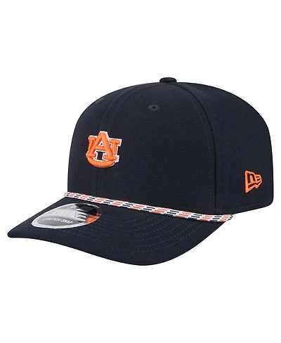 New Era Men's Navy Auburn Tigers Game Day Multi-Rope 9SEVENTY Stretch-Snap Hat