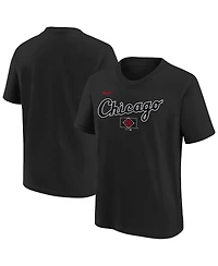 Nike Big Boys and Girls Black Chicago White Sox 2025 City Connect Wordmark T-Shirt