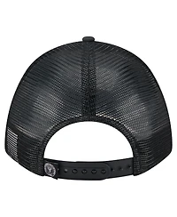 New Era Men's Black Inter Miami Cf Minimalist A-Frame 9FORTY Adjustable Hat
