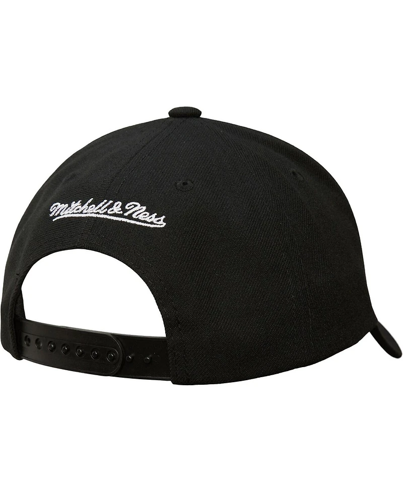 Mitchell & Ness Men's and Women's Black Los Angeles Dodgers Basic Coop Pro Adjustable Hat