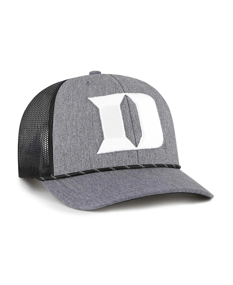 '47 Brand Men's Gray Duke Blue Devils Carbon Rope Adjustable Hat