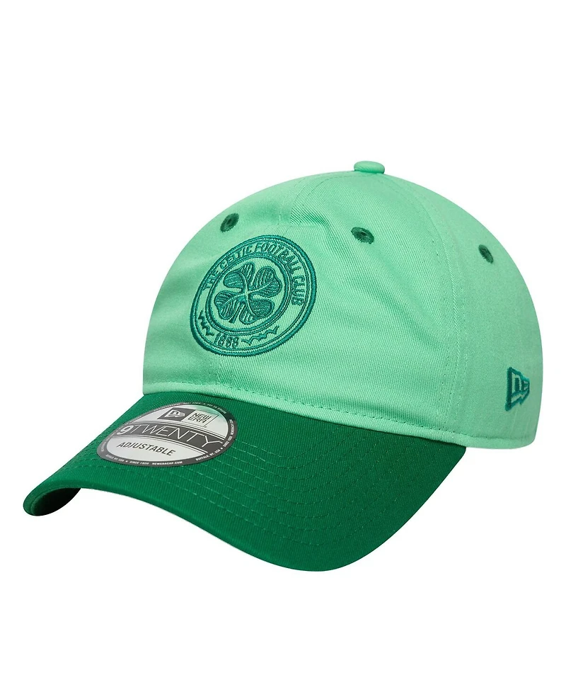 New Era Men's Green Celtic Contract 9TWENTY Adjustable Hat