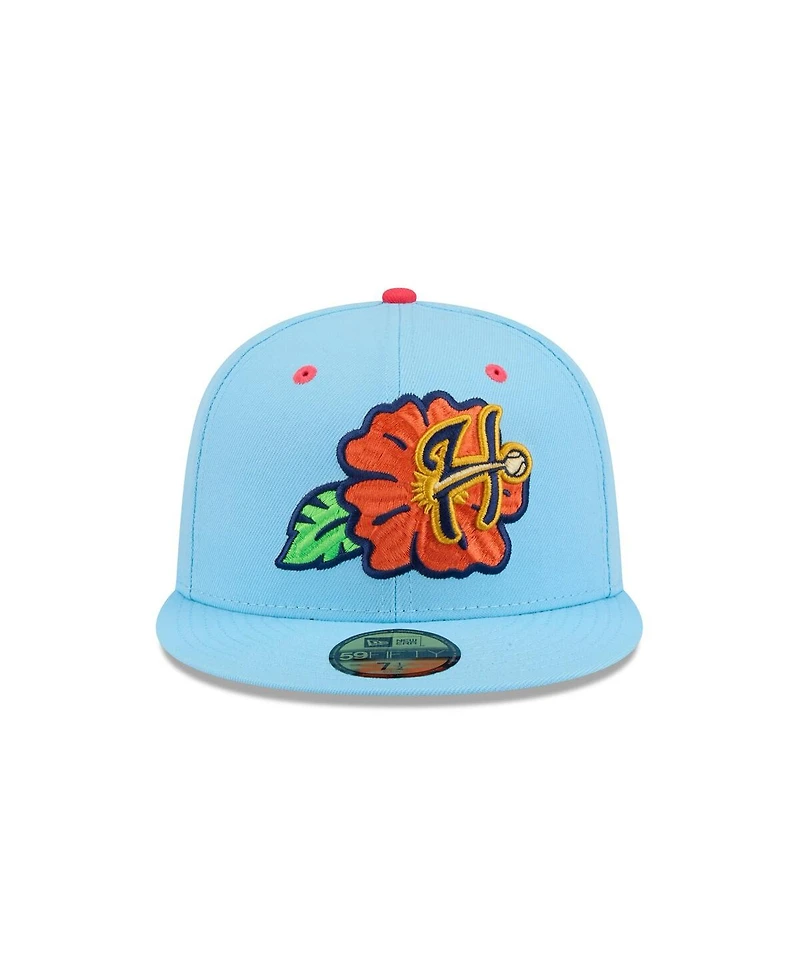 New Era Men's Light Blue Harrisburg Senators Theme Nights 59FIFTY Fitted Hat