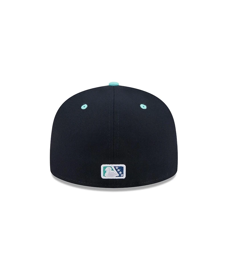 New Era Men's Navy Asheville Tourists Theme Nights 59FIFTY Fitted Hat