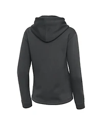Antigua Women's Pewter Minnesota Wild Contemporary Quarter-Zip Hoodie