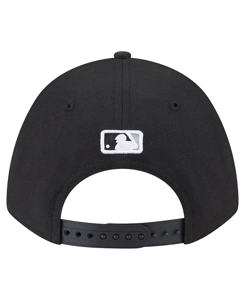 New Era Men's Black Chicago White Sox 125th Anniversary 9FORTY Adjustable Hat
