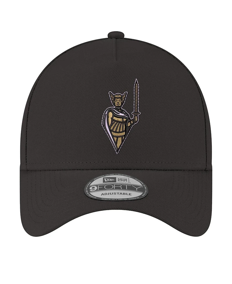 New Era Men's Eclipse Black Golden State Valkyries Core Logo A-Frame 9FORTY Adjustable Hat