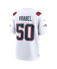 Nike Men's Mike Vrabel White New England Patriots Retired Player Game Jersey