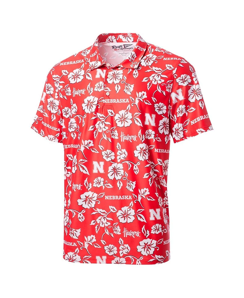Reyn Spooner Men's Scarlet Nebraska Huskers Performance Polo Shirt
