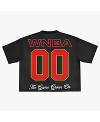 Round21 Men's and Women's Black Indiana Fever Oversized Mesh Boxy Top
