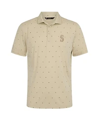 LevelWear Men's Cream Seattle Mariners Vision Polo Shirt