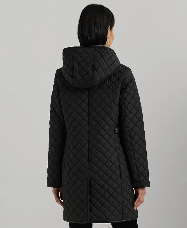 Shop Dawn Levy Cloe Shearling Hooded Quilted Coat at Beverly