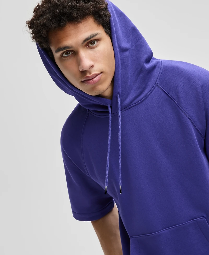 Mode of One Men's Relaxed-Fit Short-Sleeve Hoodie, Macy's Exclusive