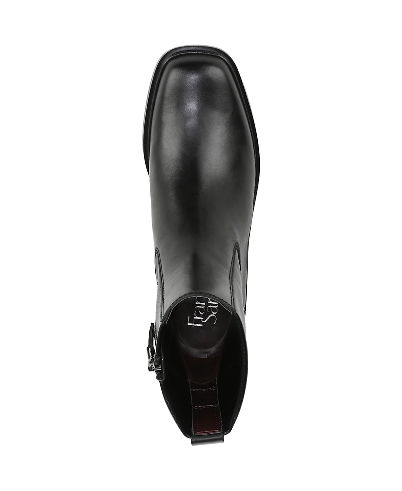 Franco Sarto Women's Gracely Block Heel Zip Short Boots