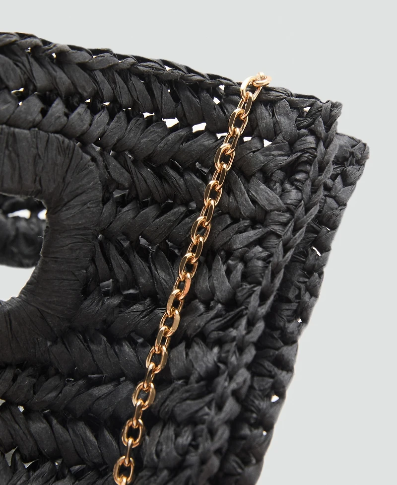 Mango Women's Natural Fiber Bag