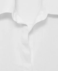 Mango Women's Linen Oversized Shirt