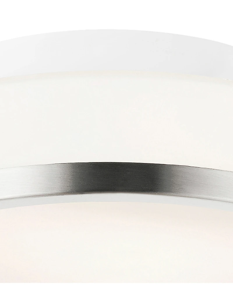 Cwi Lighting 3" Metal Frosted 1 Light Drum Shade Flush Mount