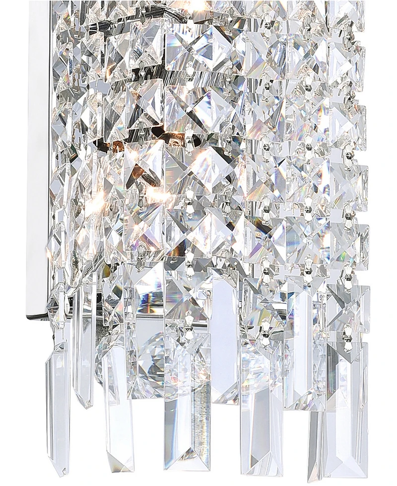 Cwi Lighting 14" Metal Colosseum 2 Light Wall Sconce