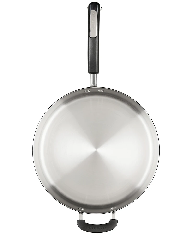 Farberware Brilliance 6-Qt. Stainless Steel Saute Pan & Lid