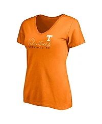 Fanatics Women's Tennessee Orange Volunteers Block Party V-Neck T-Shirt