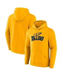 Fanatics Men's Gold Toledo Rockets Primary Logo Pullover Hoodie