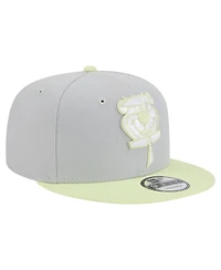 New Era Men's Gray/Light Green the Yogi Bear Show Two-Tone 9FIFTY Snapback Hat
