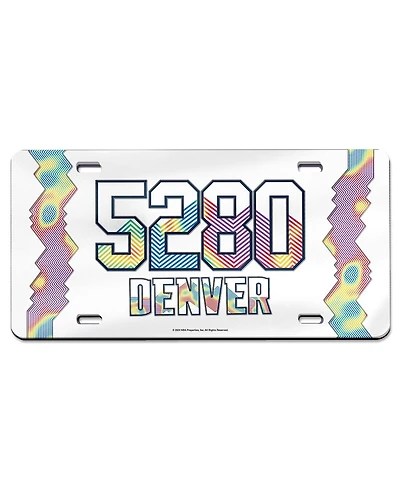 Wincraft Denver Nuggets 2024/25 City Edition Laser-Cut Acrylic License Plate