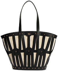 Sam Edelman Bay Extra Large Dye Cut Leather Tote Bag
