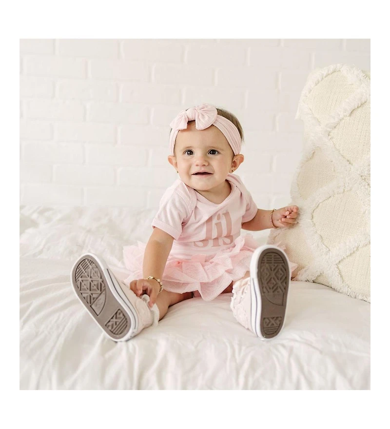 Sweet Wink Baby Girls Lil Sis Short Sleeve Bodysuit